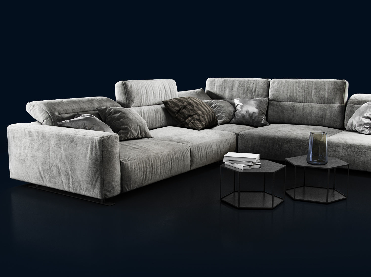 Sofa BoConcept Hampton 3D model_3