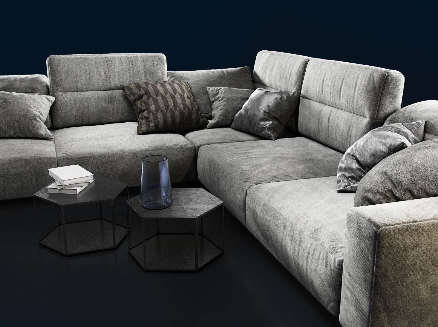 Sofa BoConcept Hampton 3D model_11