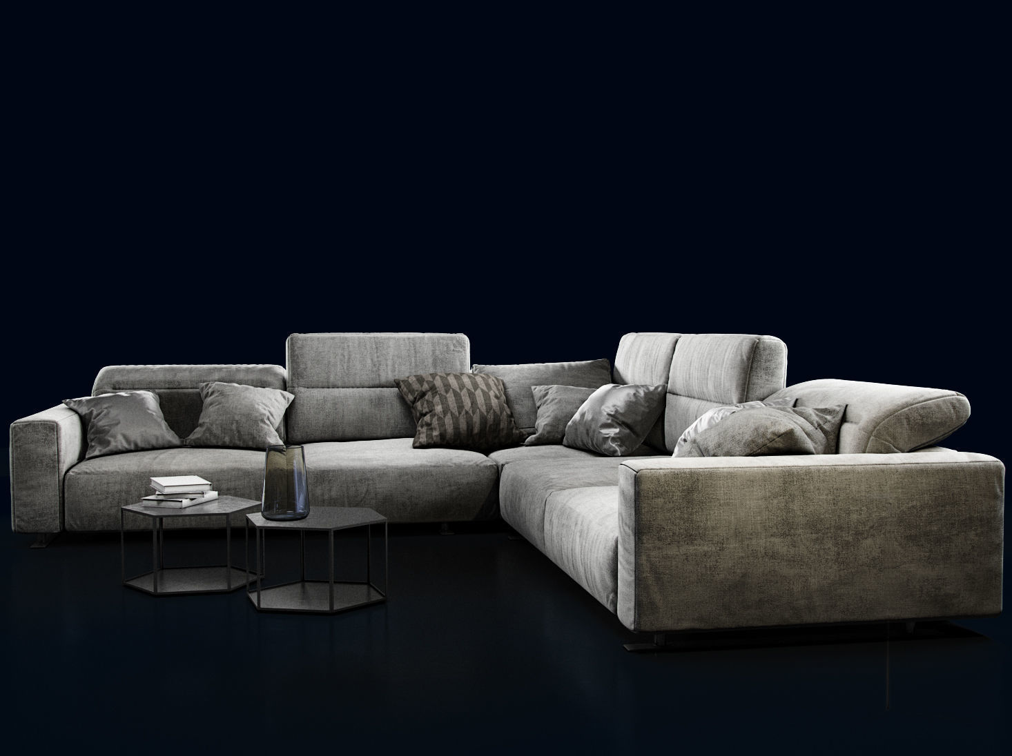 Sofa BoConcept Hampton 3D model_6