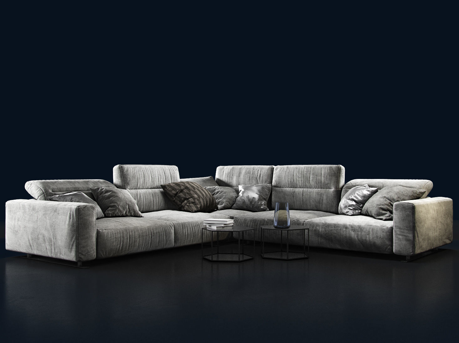 Sofa BoConcept Hampton 3D model_2
