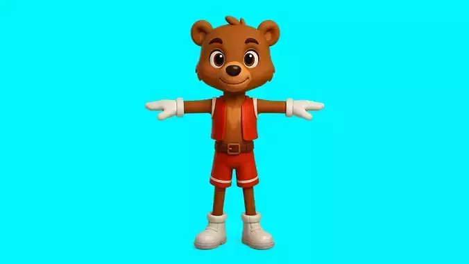 Bear Adventure 3D Model