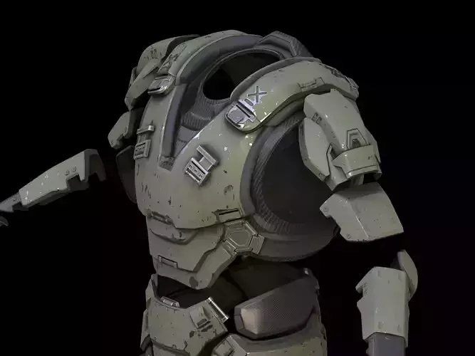 UA CDS REV 6 shoulder pad 3d print file