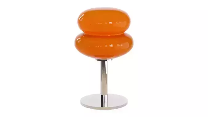 Retro Bauhaus Lollipop Ripple Table Lamp