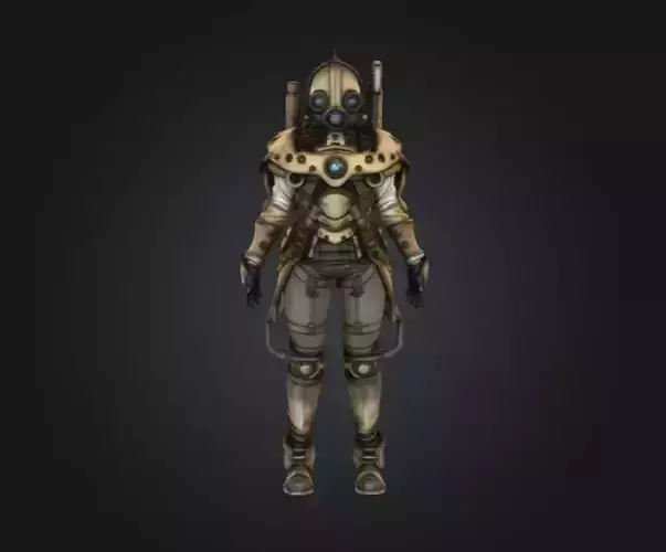 Steampunk Diver Blueprint