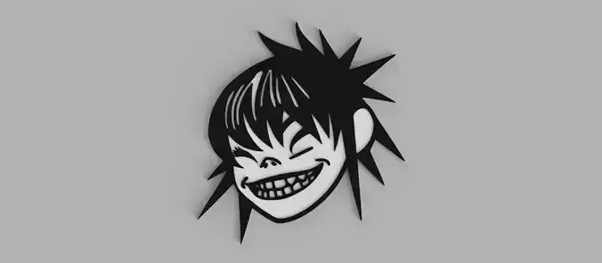 Noodle - Gorillaz Logo Wall Art