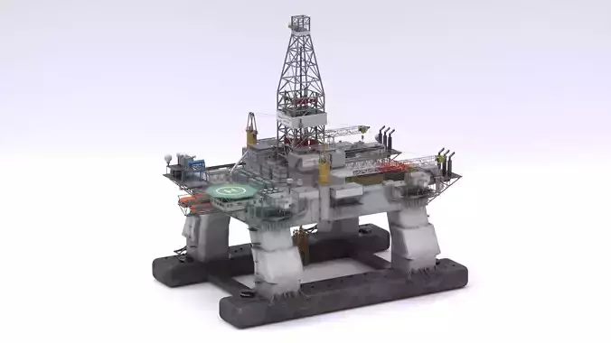 Deepwater Horizon Semi-submersible Drilling Rig