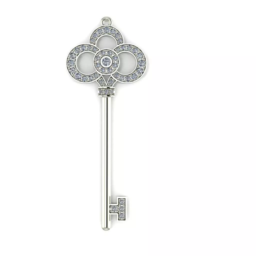 Pendant  Key 1 3D print model_0