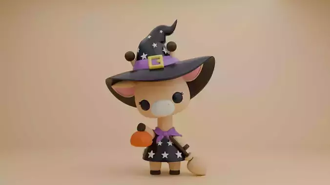 Halloween wizard giraffe 13