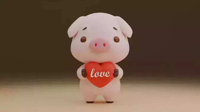 Valentine pig 21