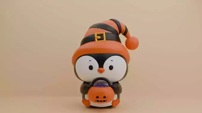 Halloween penguin 39