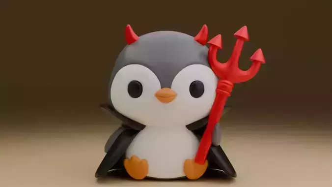 Halloween penguin 27