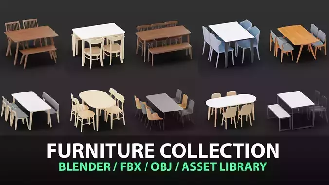 Table Set Model Collection 364