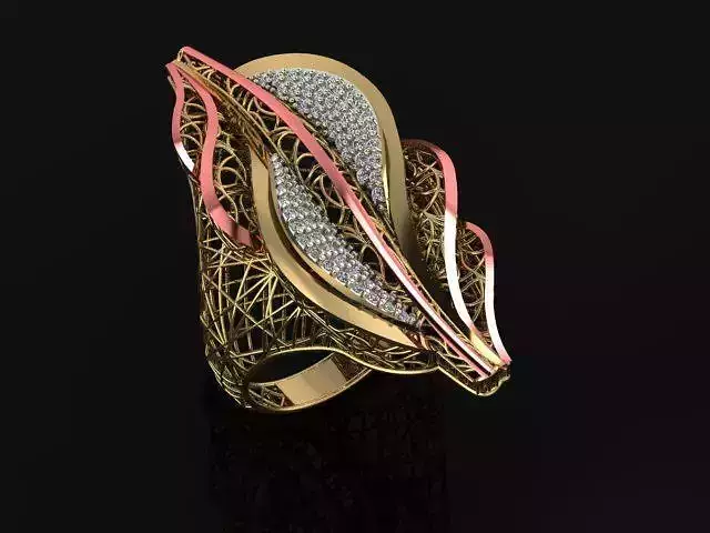 28 Fluid Architecture Rings  Layered CAD Fusion Pack