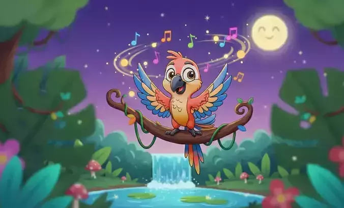 Rigged Bird Character