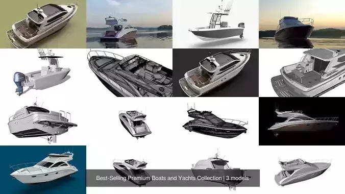 Best-Selling Premium Boats and Yachts Collection
