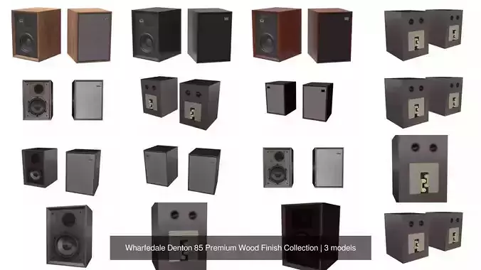 Wharfedale Denton 85 Premium Wood Finish Collection