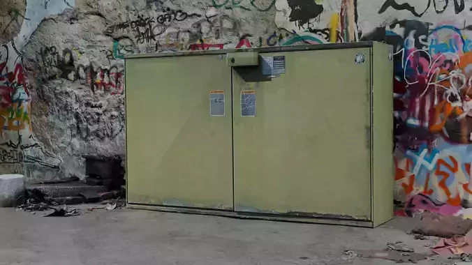 Industrial Green Box