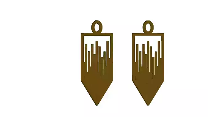 Streamline Abstract Pendant Set Digital File