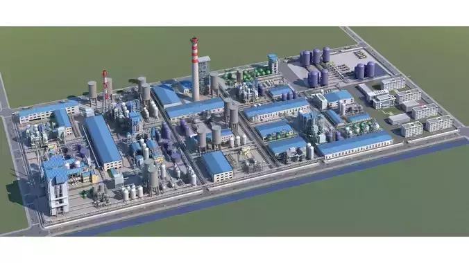 modernized chemical plant