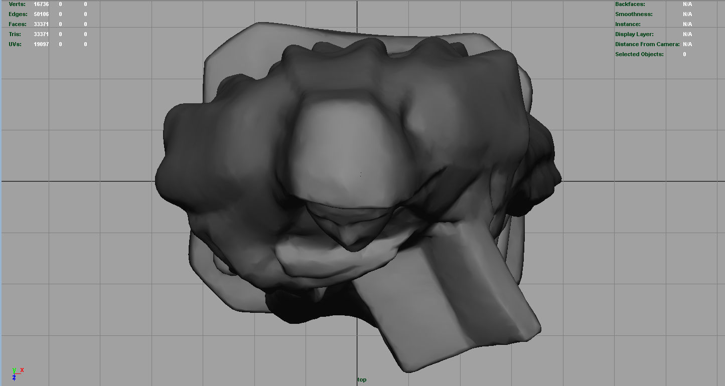 Saint Teresa of Jesus Low-poly 3D model_6