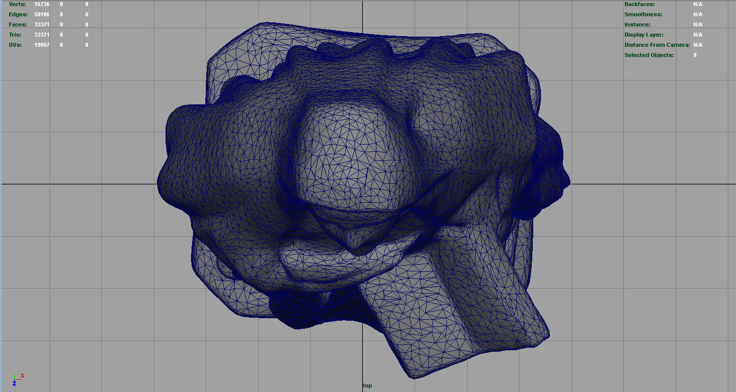 Saint Teresa of Jesus Low-poly 3D model_8