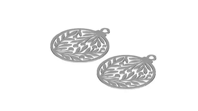 Botanical Round Pendants Jewelry Art