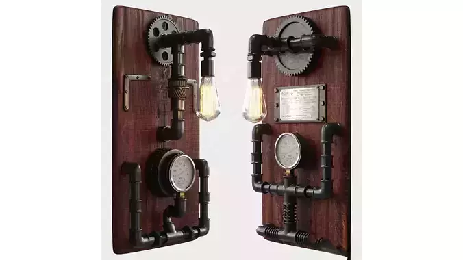 Industrial Style Wall Lamp