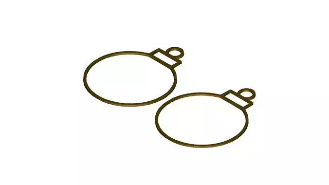 Simple Round Pendants Jewelry Blanks