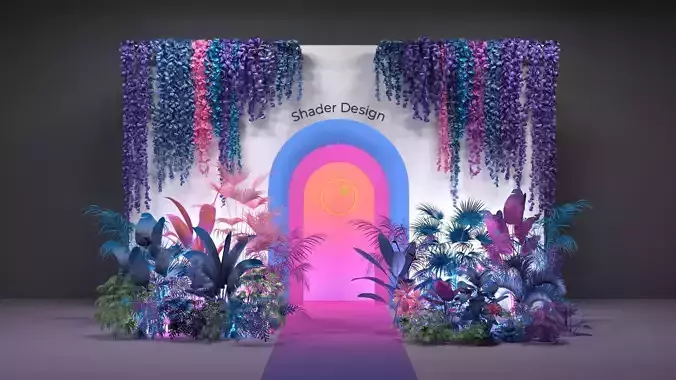 Fantasy Tropical Photobooth