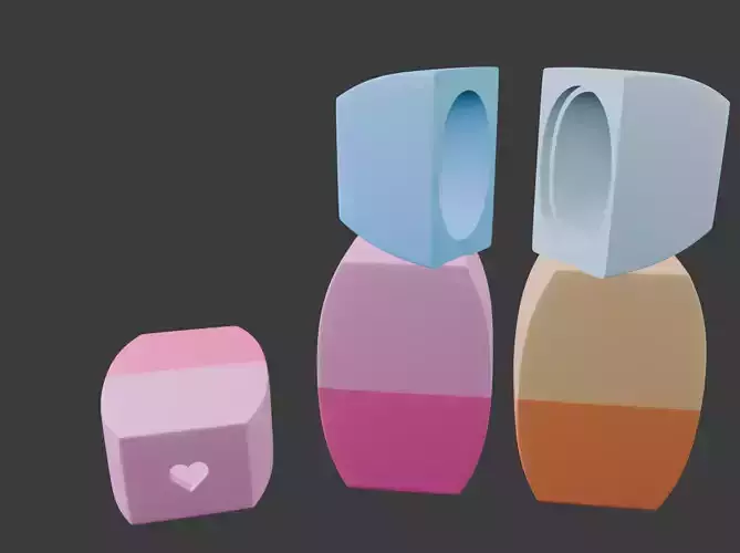 ContourCube  Reusable Face Ice Mold 3D Printable