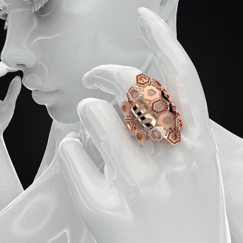 Ring Hephaestus - Jewery 3D - AN-47 3D print model_20