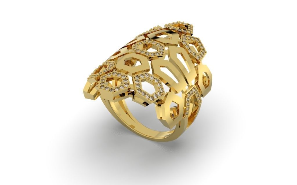 Ring Hephaestus - Jewery 3D - AN-47 3D print model_12