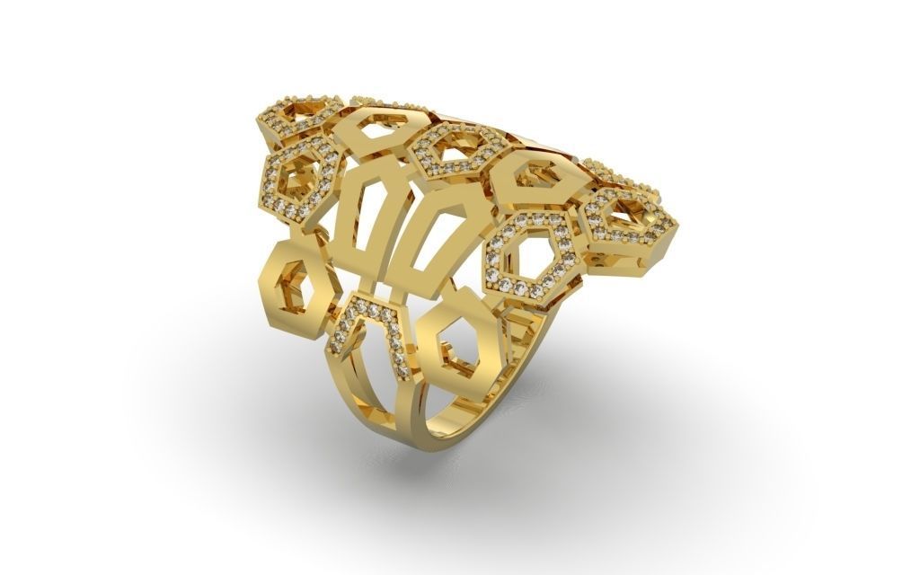 Ring Hephaestus - Jewery 3D - AN-47 3D print model_16