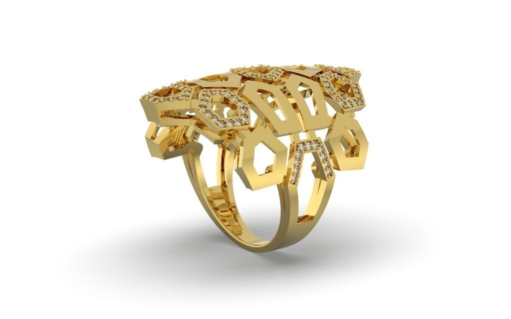Ring Hephaestus - Jewery 3D - AN-47 3D print model_7