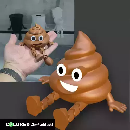 Poop Flexi poop 3d poop emoji