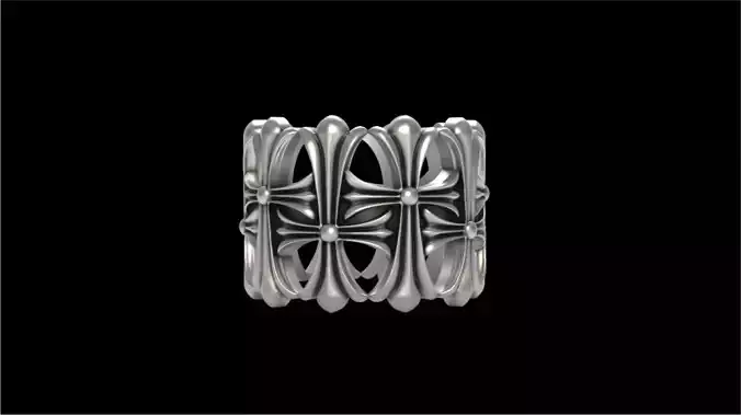 CHROME HEARTS CEMETERY RING