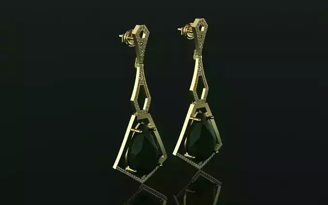 Earring Hephaestus - Jewelry 3D - BR-49
