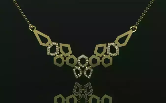 Necklace Hephaestus - Jewelry 3D - GA-48