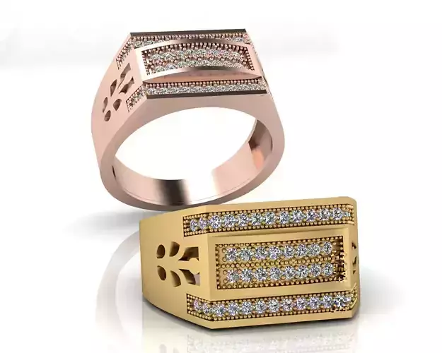 pave setting jewelry ring