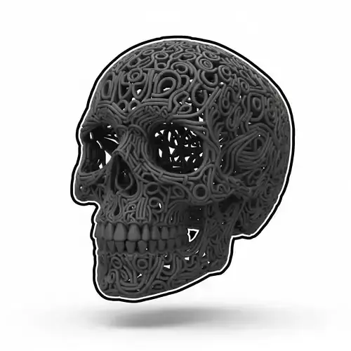 Human Skull Anatomy Model