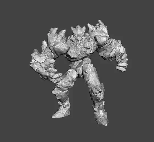 ICE ELEMENTAL CREATURE MODEL FIGURE FOR FANTASY GAMES RPG DND