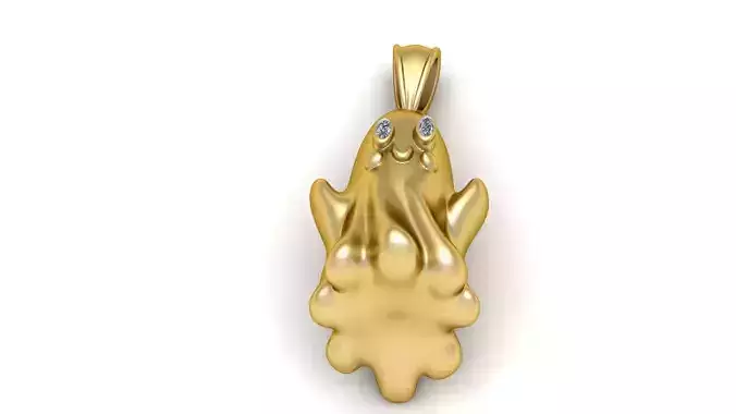 gost pendant 3D Printable Model