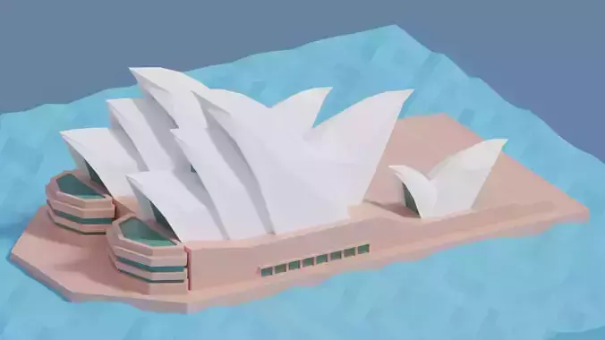Cartoon Sydney Opera House