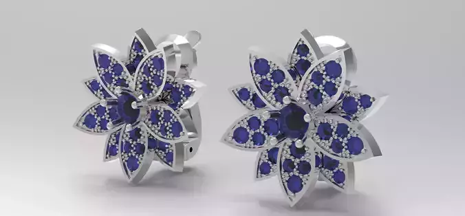 vancleef lotus earrings 