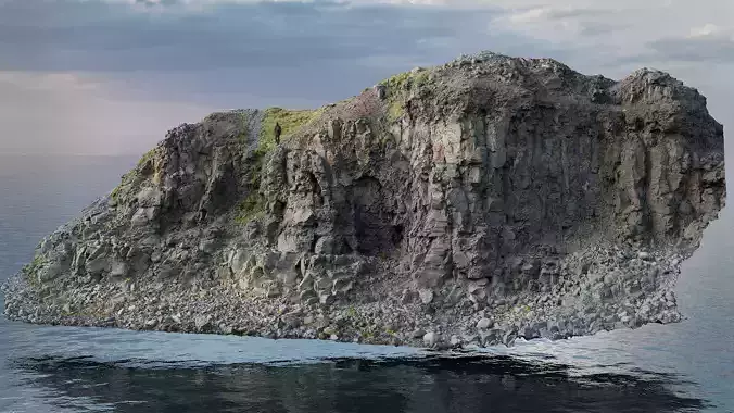 Sharp Cliff PBR Scan B