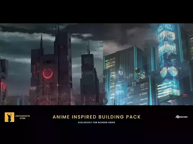 Anime Inspired Building Pack