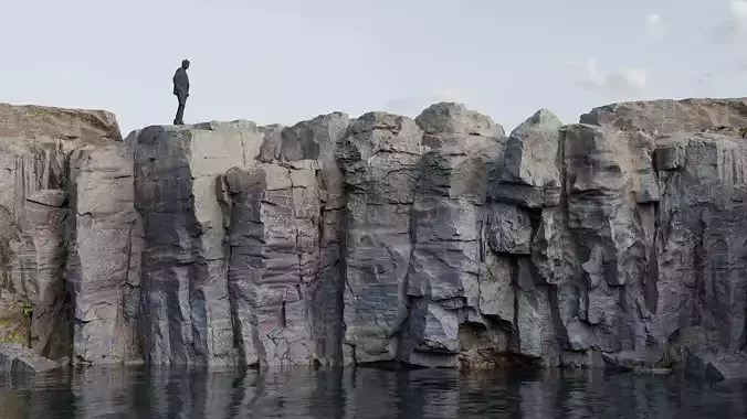 Sharp Cliff PBR Scan C