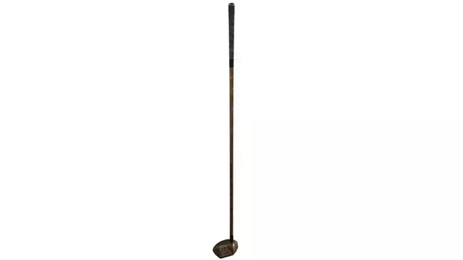 Old Golf Club Wooden Driver