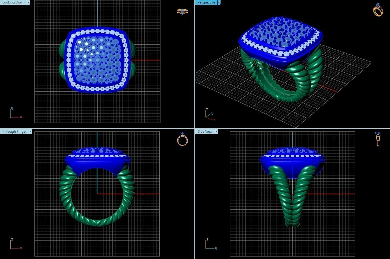 Ring DY 3D print model_2