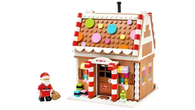 TwindBricks3D - 40809 Festive Gingerbread House